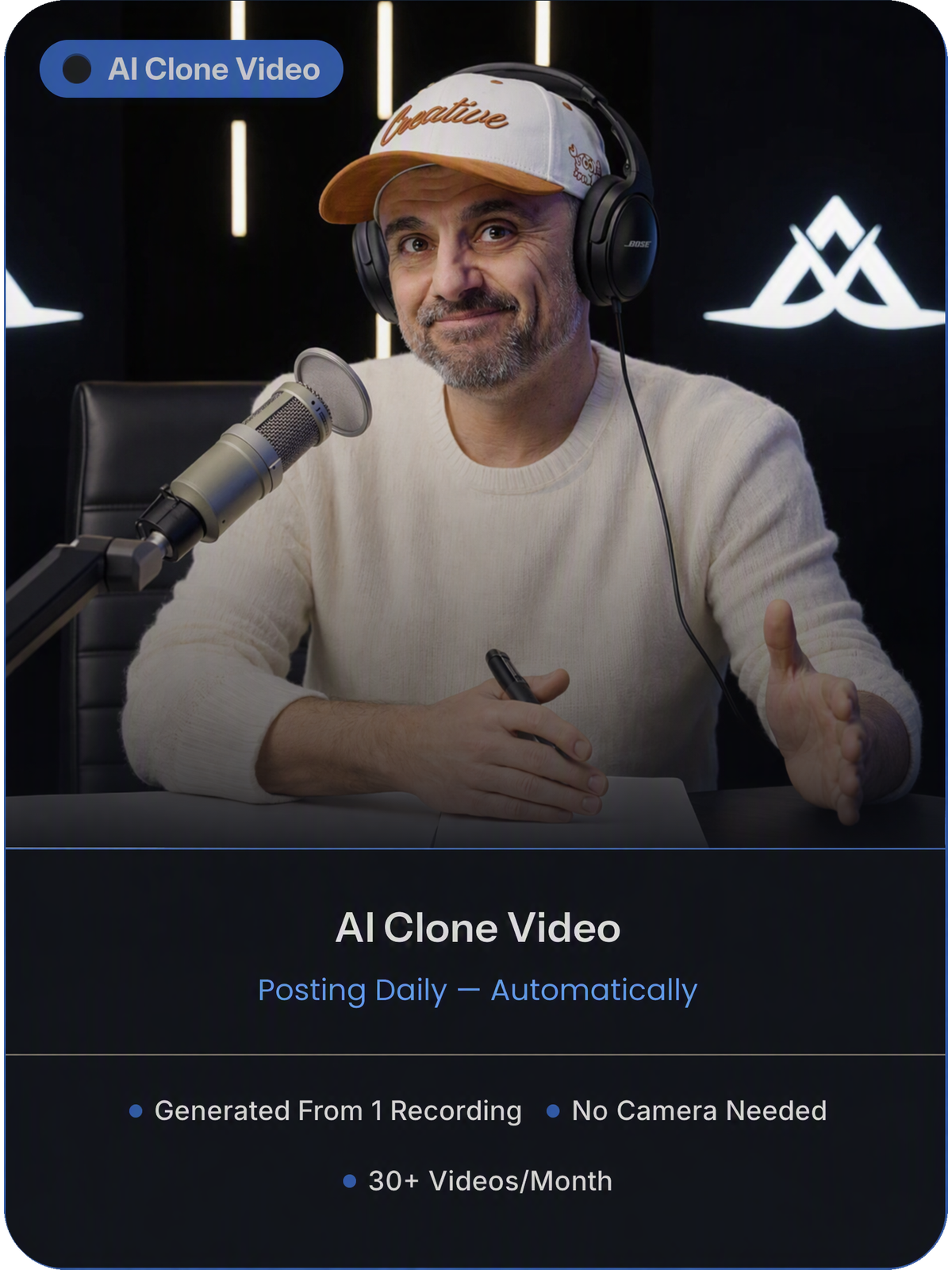 AI clone video example